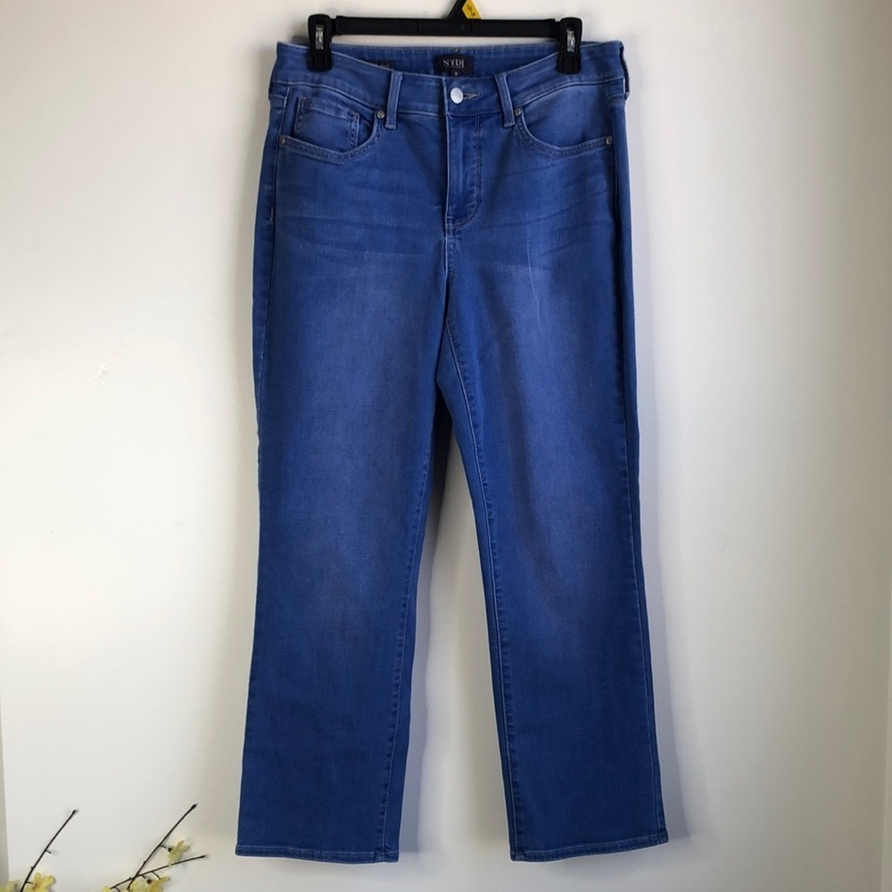 NYDJ straight leg Blue Jeans - Picture 4 of 9